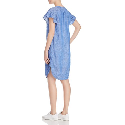  Joie Fermina Ruffle-Sleeve Dress