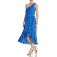 Joie Damica One-Shoulder Silk Dress