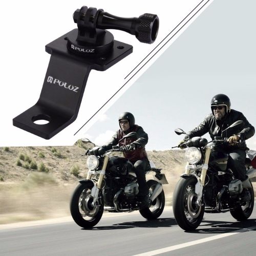  Joint Victory Aluminum Alloy Motorcycle Fixed Holder Mount Tripod Adapter with Screw for GoPro Hero