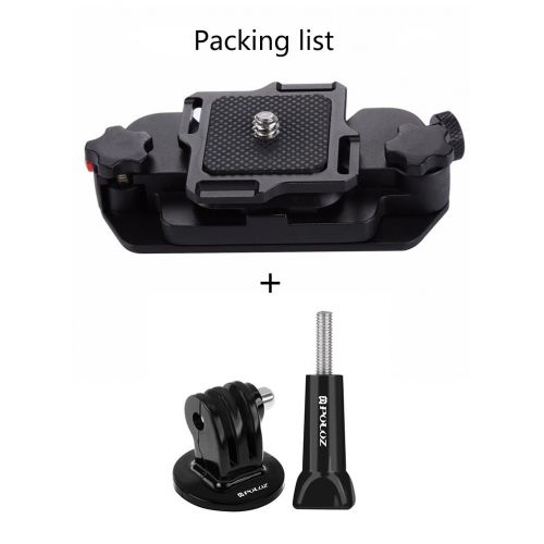  Joint Victory Digital SLR Camera Belt Clip Aluminum Alloy Strap Buckle Quick Release Clip Plate with 1/4 Tripod Screws