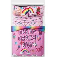 Jojo Siwa Comforter and Sheets 5pc Bedding Set, Pink, Multi , Full