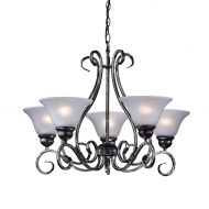 Jojospring Iron 5-light Hanging Chandelier