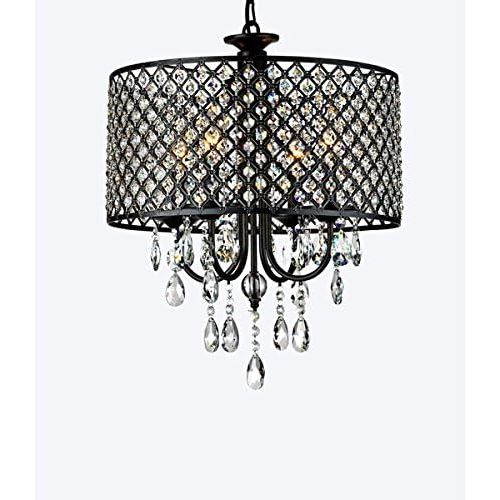  Jojospring Antique 4-Light Round Chandelier …