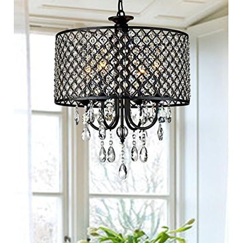  Jojospring Antique 4-Light Round Chandelier …