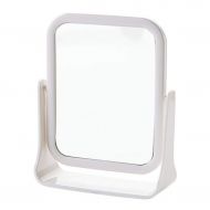 Jokeagliey Desktop Double-Sided Makeup Mirror, 360° Rotating Table Mirror, Home Dormitory Princess Mirror Makeup Mirror Large White,White