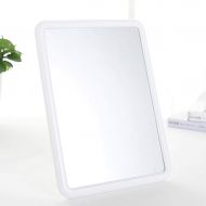 Jokeagliey Large Square Table Mirror Folding Wall Mirror Student Bedroom Mirror Portable Portable Mirror Beauty Mirror Creative,White