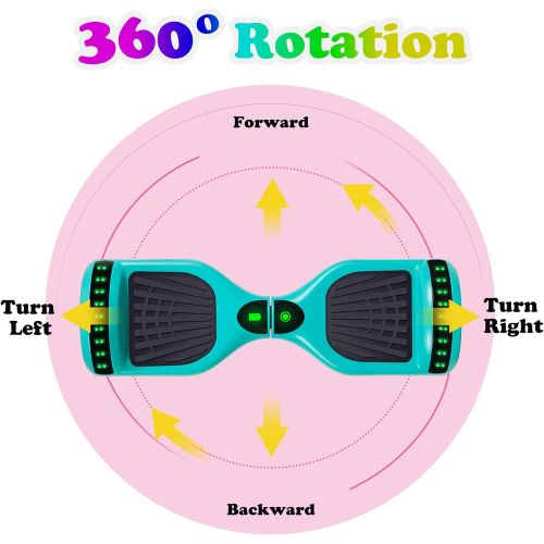  [아마존베스트]JOLEGE Hoverboard, 6.5 Two-Wheel Self Balancing Hoverboards - LED Light Wheel Scooter for Kids