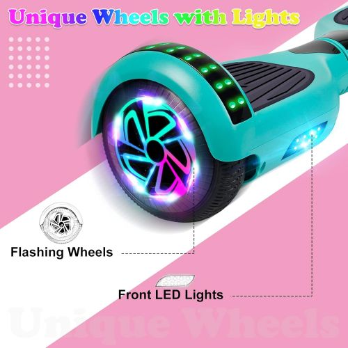  [아마존베스트]JOLEGE Hoverboard, 6.5 Two-Wheel Self Balancing Hoverboards - LED Light Wheel Scooter for Kids