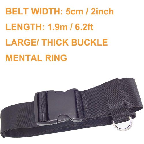  [아마존베스트]Jolik Car Seat Travel Belt/Car Seat Travel Strap to Convert Your Car Seat On Luggage - Extra Length and Buckle