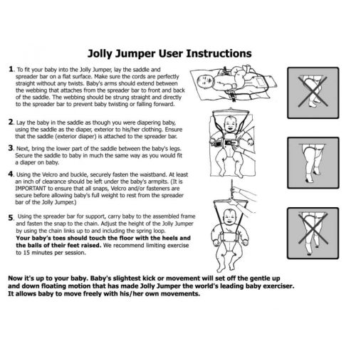 졸리점퍼 [아마존베스트]You purchased this item on June 10, 2019. Jolly Jumper - Stand for Jumpers and Rockers - Baby Exerciser - Baby Jumper