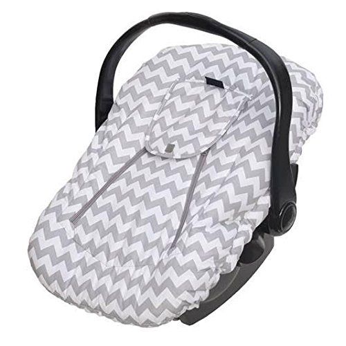 졸리점퍼 Jolly Jumper Sneak a Peek Sneak-a-Peek Infant Carseat Cover Deluxe Chevron