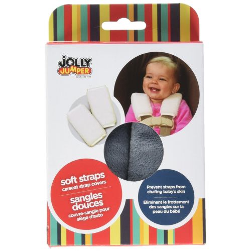 졸리점퍼 Jolly Jumper Soft Straps Carseat Strap Covers Soft Sherpa 710, Assorted color