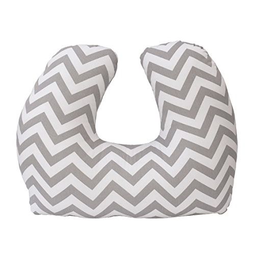 졸리점퍼 Jolly Jumper Baby Sitter Cushion, Chevron Grey, One Size