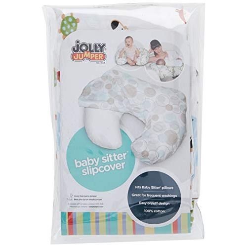 졸리점퍼 Jolly Jumper Baby Sitter Slip Cover, White Safari