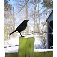 JolyonYates Garden Bird, Metal Bird Yard Ornament, Gardener Gift for Bird Lovers