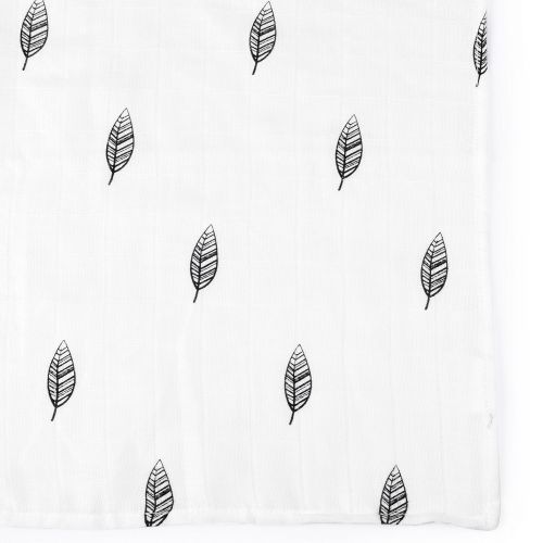  Jomolly Leaf Baby Car Seat Cover, Unisex Large Lightweight Breathable Muslin Canopy
