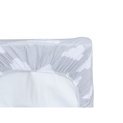  [아마존베스트]Jomolly Leakproof Changing Pad Covers, 2 Pack Cloud & Chevron, Fitted Soft Cotton Sheets