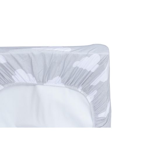  [아마존베스트]Jomolly Changing Pad Cover, 2 Pack Unisex Clouds & Chevron, Fitted Soft Cotton Sheet