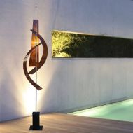 JonAllenMetalArt Extra Large Abstract Copper Garden Sculpture - Large Metal Yard Art - Indoor-Outdoor Home Decor - Copper Maritime Massive by Jon Allen