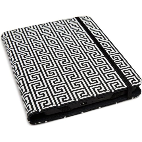  Jonathan Adler Greek Key Cover - Black/White (Fits Kindle Paperwhite, Kindle & Kindle Touch)