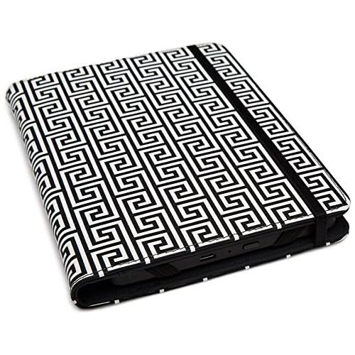  Jonathan Adler Greek Key Cover - Black/White (Fits Kindle Paperwhite, Kindle & Kindle Touch)