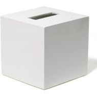 Jonathan Adler Lacquer Bath Tissue Box Cover, One Size, White