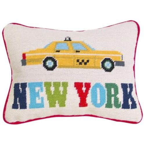  Jonathan Adler New York Needlepoint Pillow