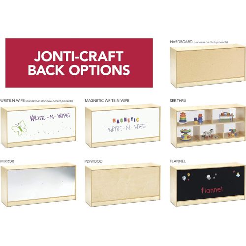  Jonti-Craft 04210JC 20 Cubbie-Tray Mobile Storage with Clear Trays