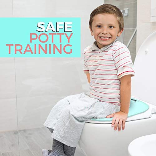  [아마존베스트]Jool Baby Products Folding Travel Potty Seat for Boys and Girls, Fits Round & Oval Toilets, Non-Slip Suction Cups,...