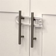 [아마존베스트]Jool Baby Products Child Safety Sliding Cabinet Locks (4 Pack) - Baby Proof Knobs, Handles, Doors - U Shape Sliding Safety Latch Lock by Jool Baby
