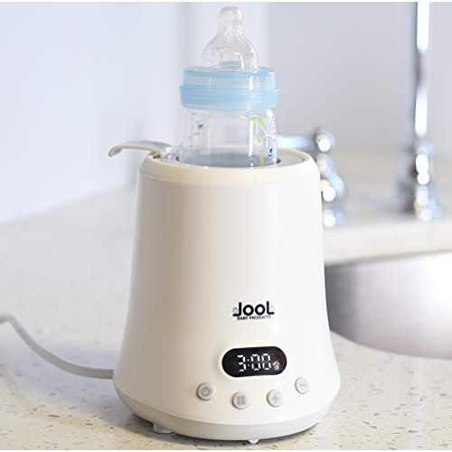  Jool Baby Products Baby Bottle Warmer - Quick Heating & Keep Warm Mode, Digital Display, Time Chart on Warmer, Heats Milk, Breast Milk, Formula, Juice, Fits Most Standard Bottles- Jool Baby