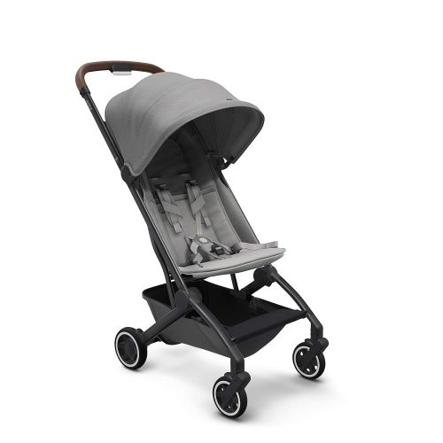  Joolz AER - Premium Baby Stroller - Comfortable & Compact - Foldable & Lightweight Travel Stroller - XXL Sun Hood - Raincover & Travelbag Included - Delightful Grey