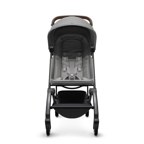  Joolz AER - Premium Baby Stroller - Comfortable & Compact - Foldable & Lightweight Travel Stroller - XXL Sun Hood - Raincover & Travelbag Included - Delightful Grey
