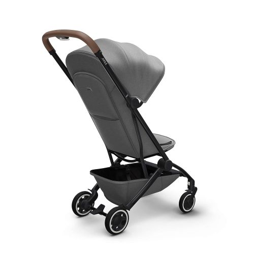  Joolz AER - Premium Baby Stroller - Comfortable & Compact - Foldable & Lightweight Travel Stroller - XXL Sun Hood - Raincover & Travelbag Included - Delightful Grey