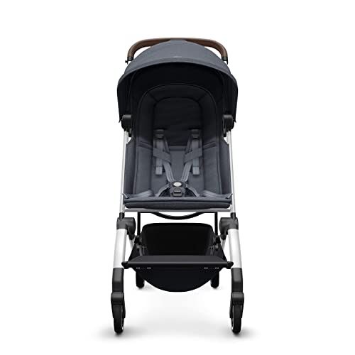  Joolz AER - Premium Baby Stroller - Comfortable & Compact - Foldable & Lightweight Travel Stroller - XXL Sun Hood - Raincover & Travelbag Included - Elegant Blue