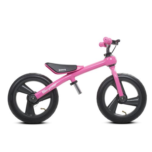  Joovy Bicycoo Pedal-less Toddler Balance Bike Balance, Without the Training Wheels, Pink