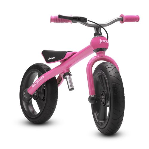  Joovy Bicycoo Pedal-less Toddler Balance Bike Balance, Without the Training Wheels, Pink