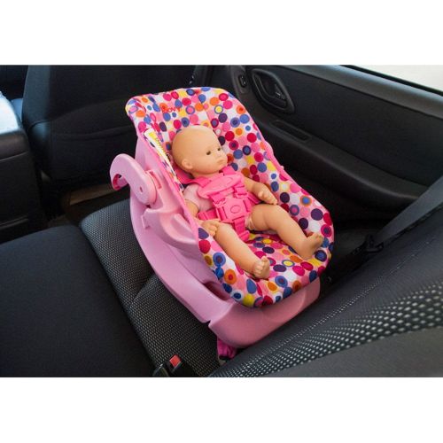  Joovy Toy Car Seat Baby Doll Accessory, Pink