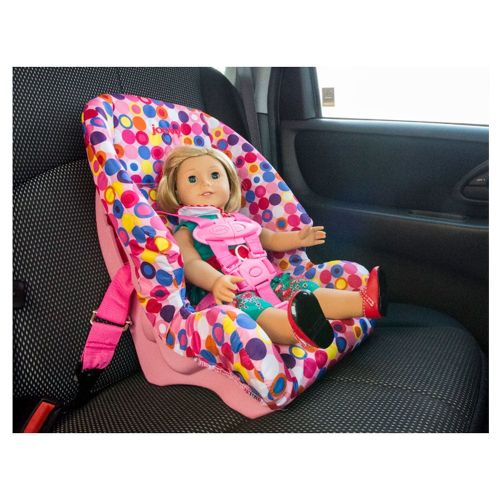  Joovy Baby Doll Toy Booster Car Seat Accessory, Pink