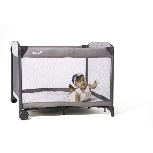  Joovy JOOVY New Room2 Portable Playard, Charcoal