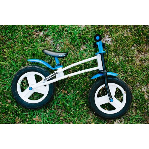  Joovy Bicycoo BMX Balance Bike, Blue, 21.5 x 16.2 x 33.5