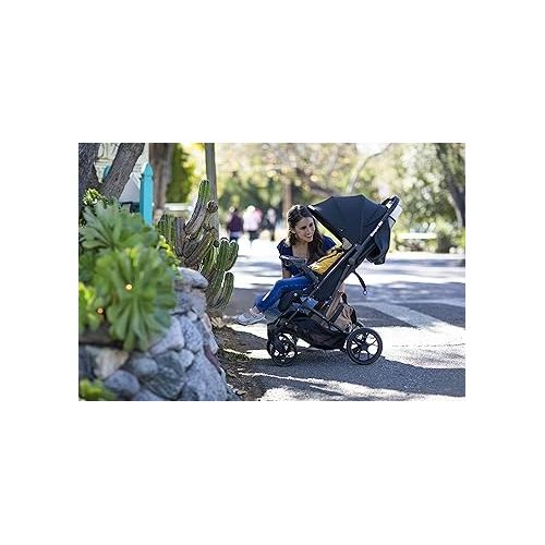  Joovy Kooper RS Single Stroller with Snack Tray, Lightweight Travel Stroller, Black