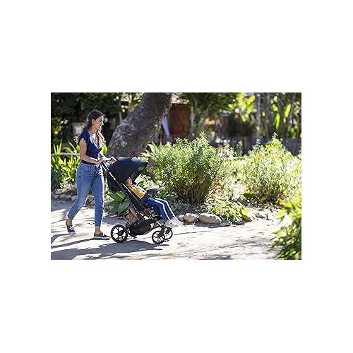  Joovy Kooper RS Single Stroller with Snack Tray, Lightweight Travel Stroller, Black