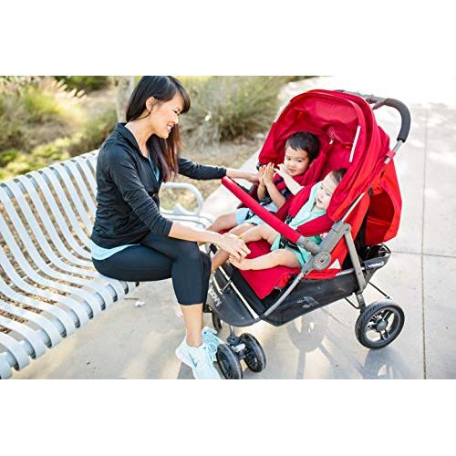  [아마존베스트]Joovy Scooter X2 Double Stroller, Red