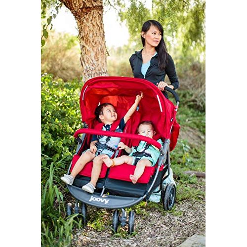  [아마존베스트]Joovy Scooter X2 Double Stroller, Red