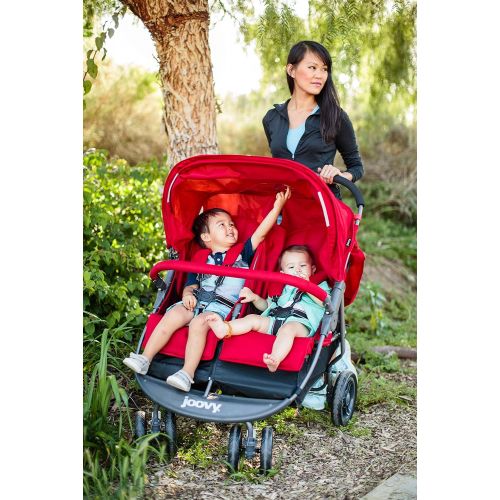  [아마존베스트]Joovy Scooter X2 Double Stroller, Red