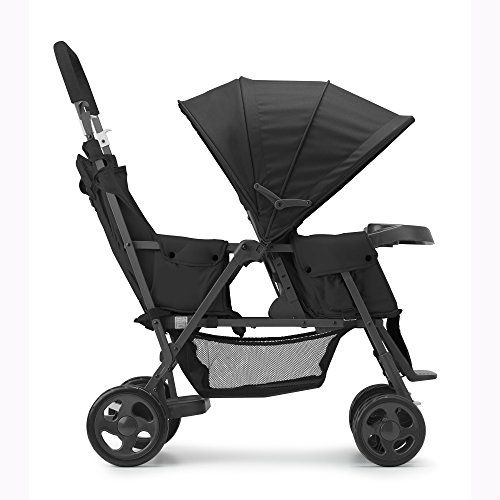  [아마존베스트]Joovy JOOVY Caboose Too Graphite Stand-On Tandem Stroller, Black