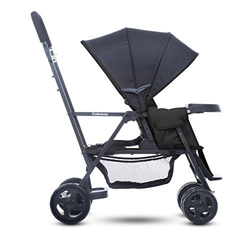  [아마존베스트]Joovy Caboose Graphite Stand On Tandem Stroller, Black