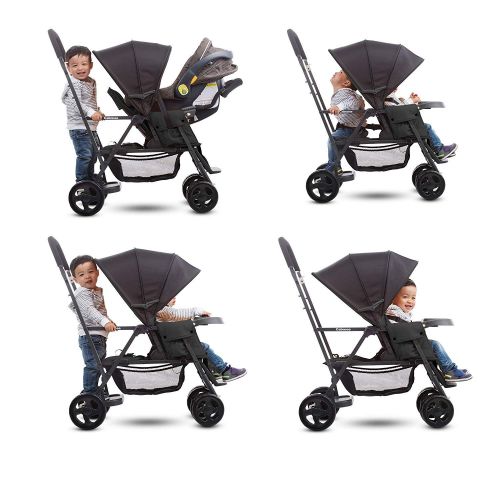  [아마존베스트]Joovy Caboose Graphite Stand On Tandem Stroller, Black