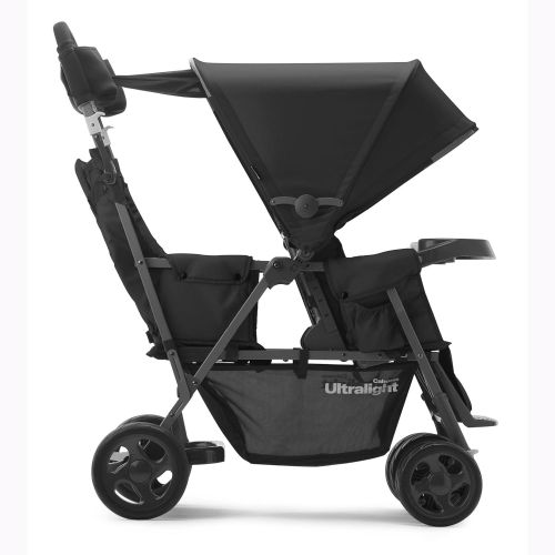  [아마존베스트]Joovy JOOVY Caboose Too Ultralight Graphite Stand-On Tandem Stroller, Black